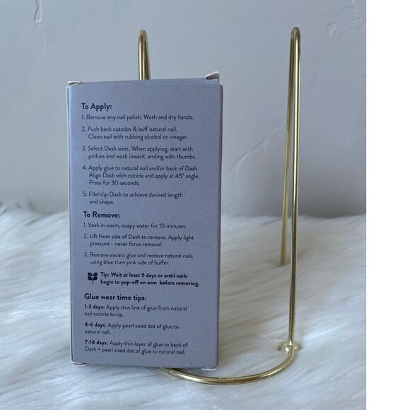 Steel Gray, Shay Red Aspen Nail Dashes - Picture 2 of 3